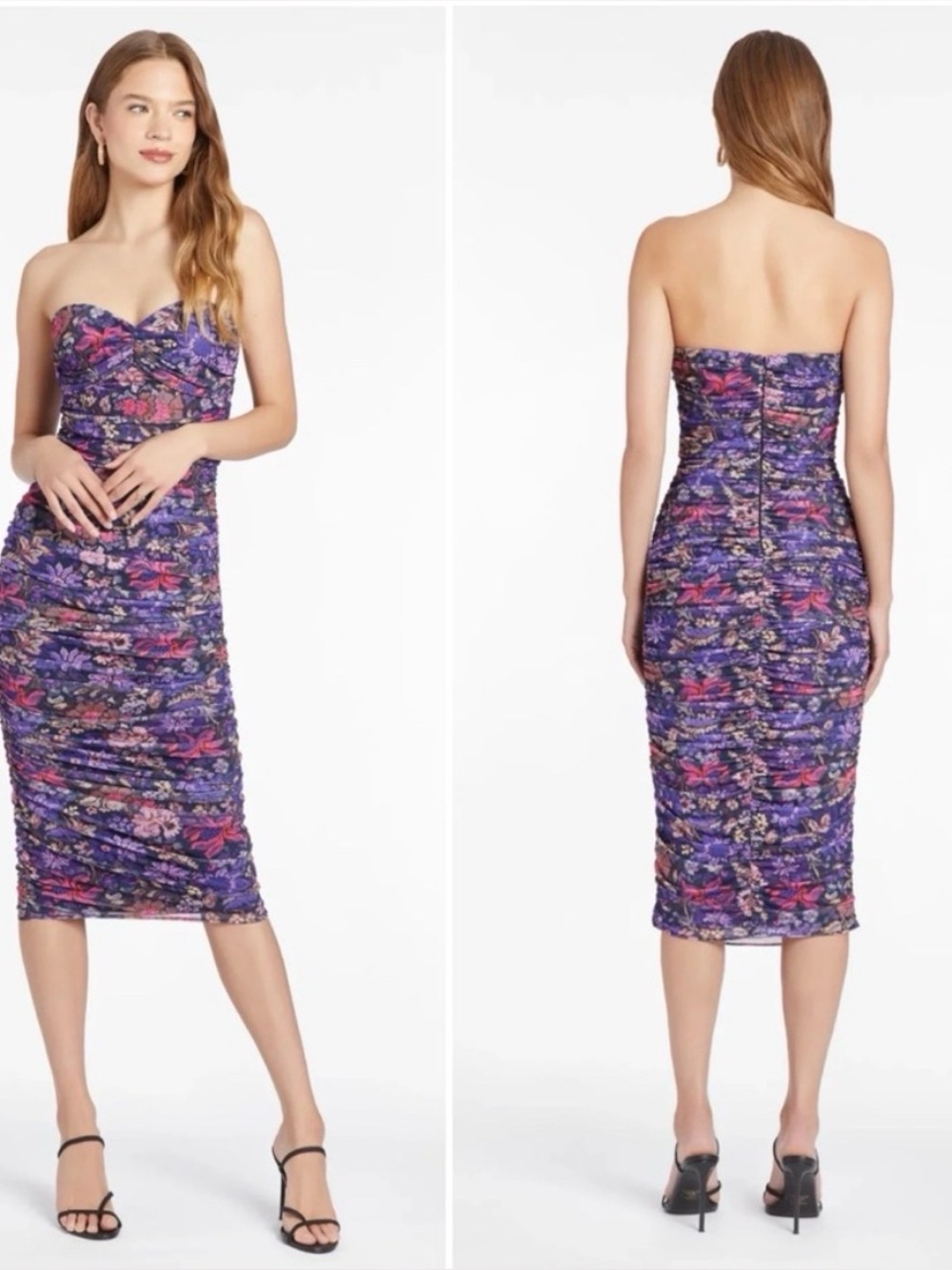 Amanda Uprichard Midi Bodycon Dress size Medium